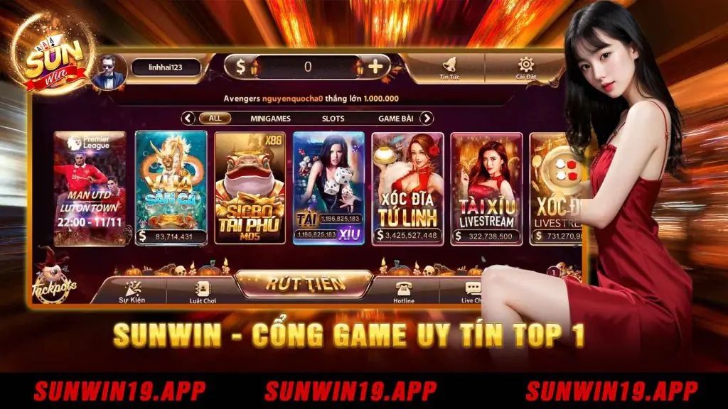 Sunwin cổng game uy tín top 1
